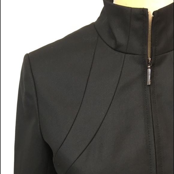 Kenneth Cole New York Blazer/Jacket Angular Bottom Zipper Size 4 NWT - Picture 3 of 7